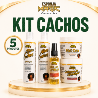 Kit para Cachos – Fixação e Finalização | Esponja Magic