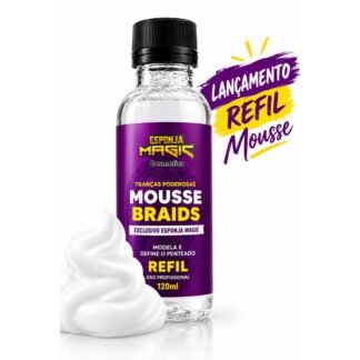 Mousse Braids Refil 120 ml — Esponja Magic Cosmetics